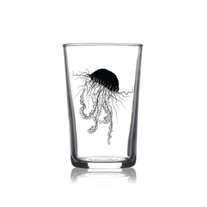 Jellyfish Sashay Euro Wine Glass Black