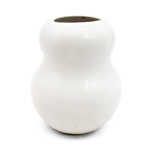 Arc Small White Vase
