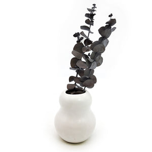 Arc Small White Vase
