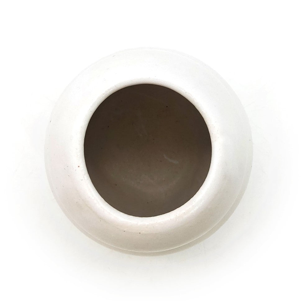 Arc Small White Vase
