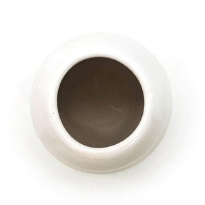 Arc Small White Vase