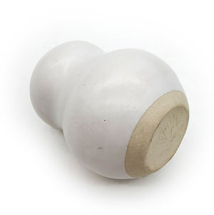 Arc Small White Vase