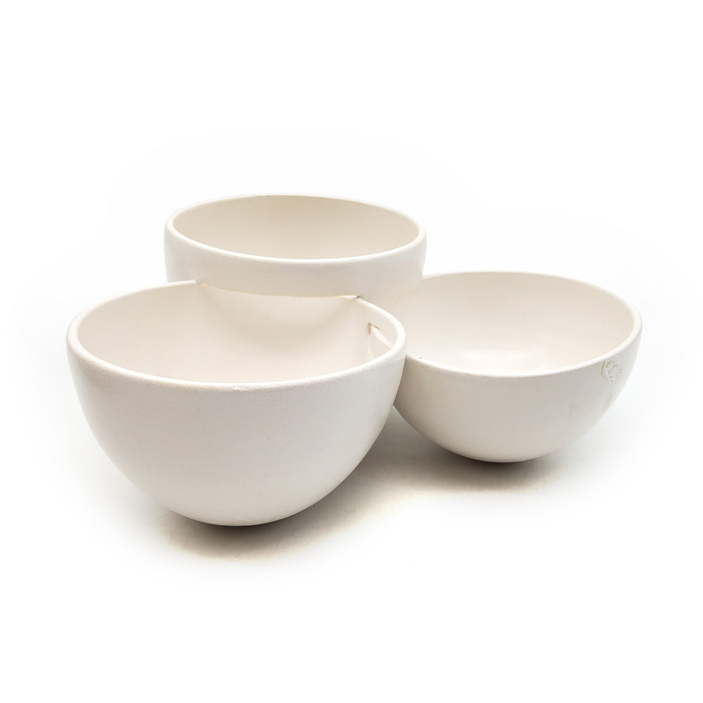 Interlocking Ceramic Bowls