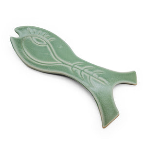 Sea Foam Fish Spoon Rest