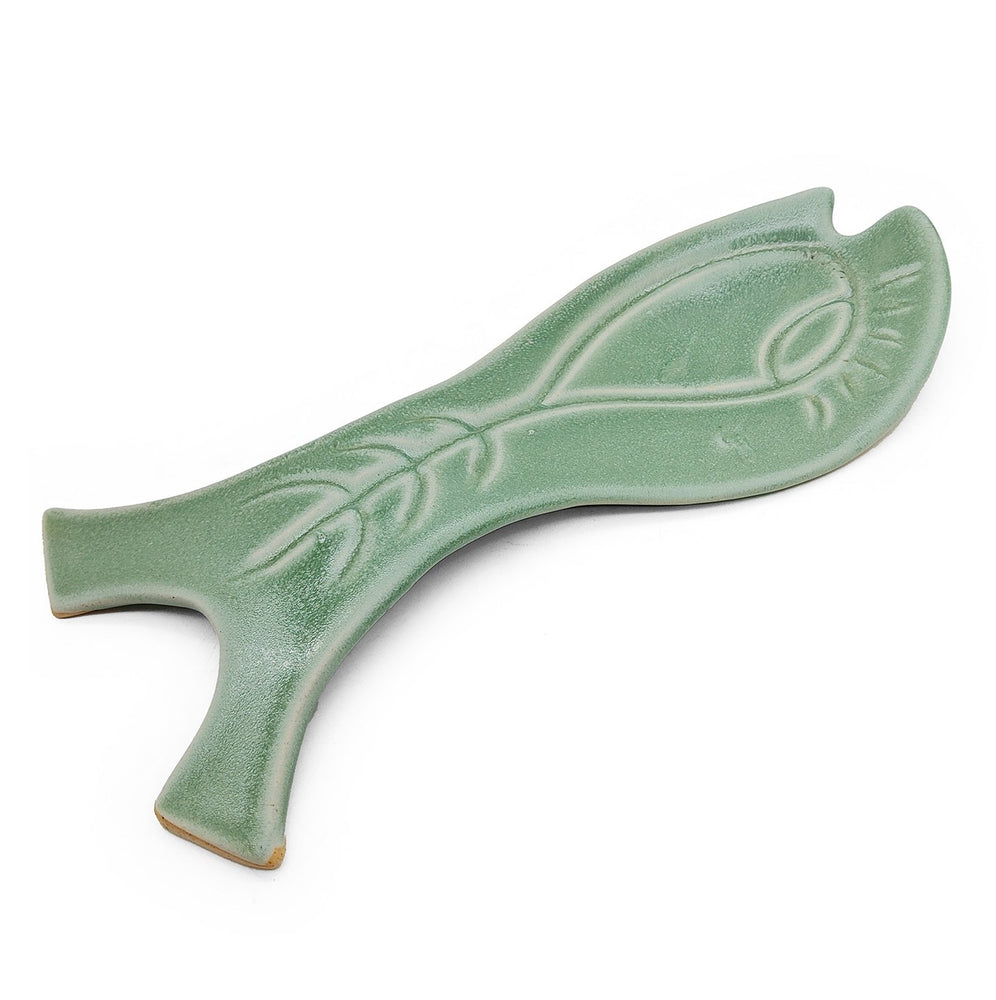 Sea Foam Fish Spoon Rest