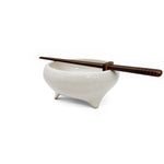 White Tripod Bowl