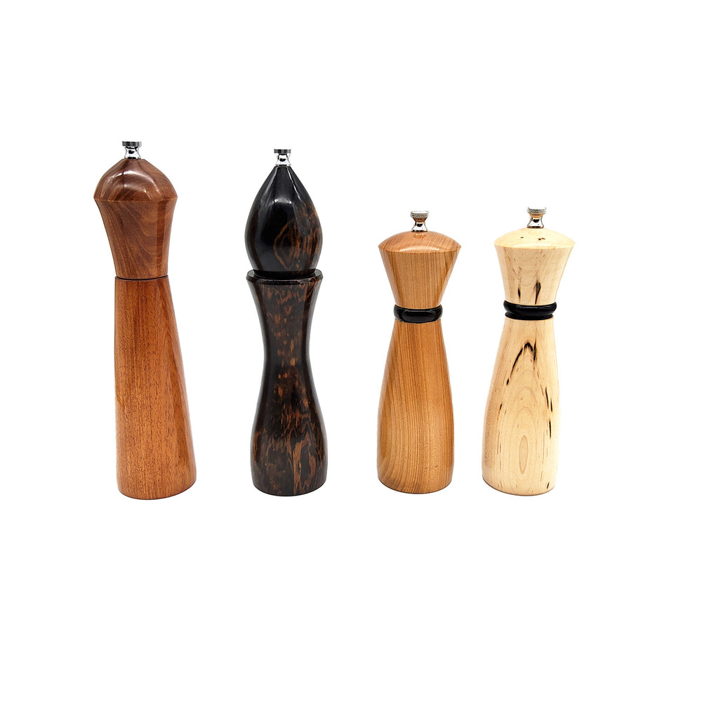 Caramel Brown Wood Grain Pepper Mill