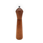 Tall Warm Toned Wood Grain Pepper Mill