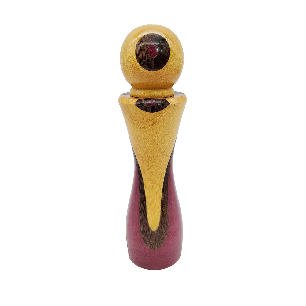 Round Top Wooden Pepper Mill