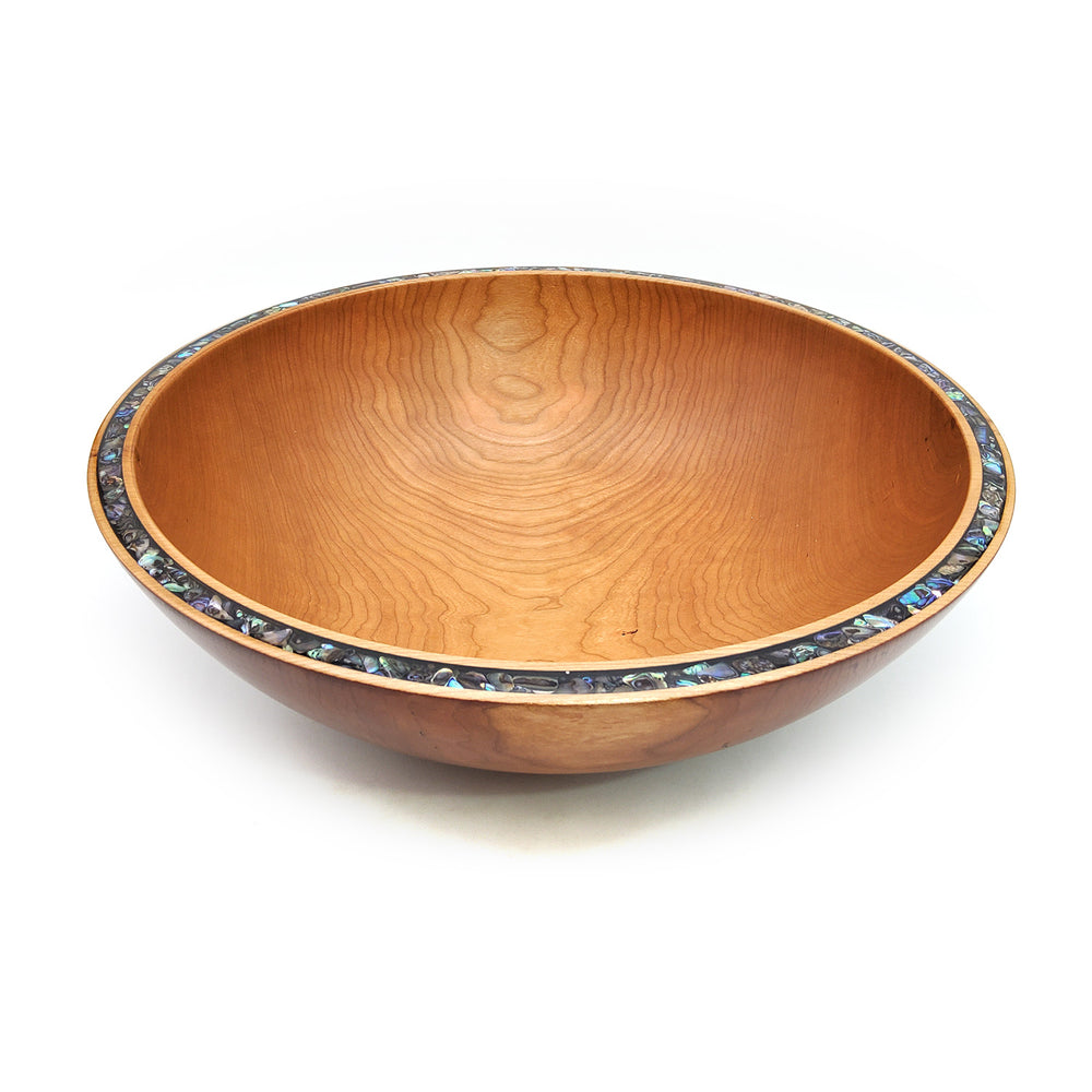 Large Abalone Rim Cherry Bowl