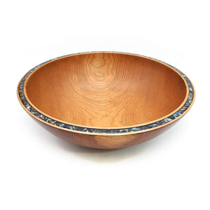 Large Abalone Rim Cherry Bowl