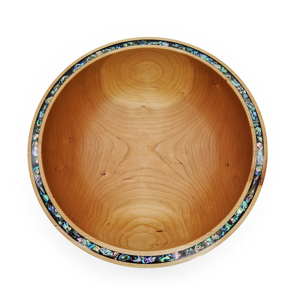 Medium Abalone Rim Cherry Bowl