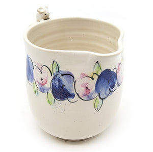 Floral Pitcher With Bunny