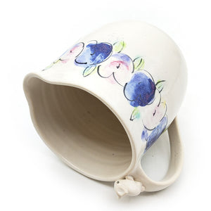 Floral Pitcher With Bunny