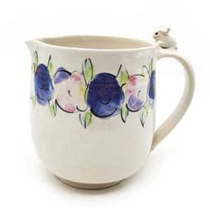 Floral Pitcher With Bunny