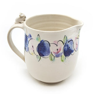 Floral Pitcher With Bunny