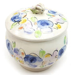 Floral Bunny & Rose Jar