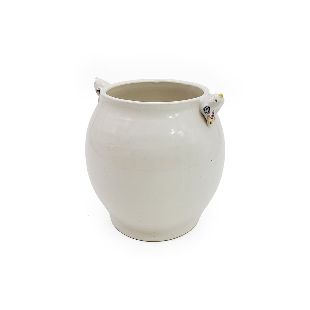 White Bird Vase