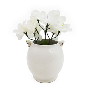 White Bird Vase