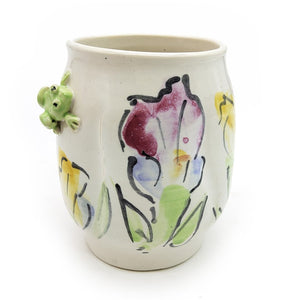 Floral Frog Vase