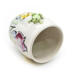 Floral Frog Vase
