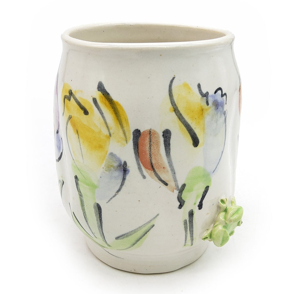 Floral Frog Vase