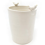 Perching Birds Cylinder Vase