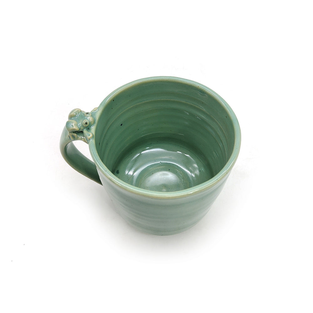 Green Frog Mug