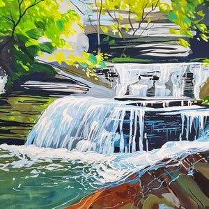 "Buttermilk Falls Trail" Giclee Print