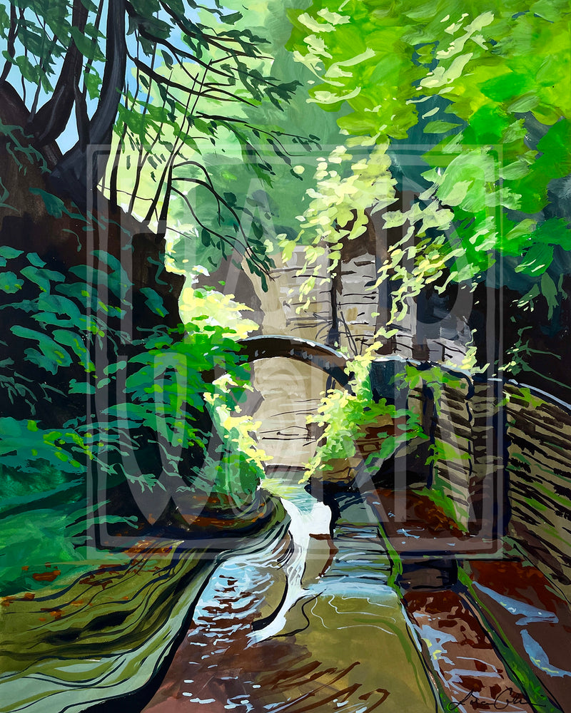 "Treman State Park" Giclee Print