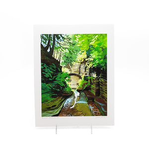 "Treman State Park" Giclee Print