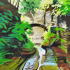 "Treman State Park" Giclee Print