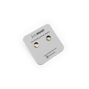 Keum Boo Gold and Sterling Silver Studs