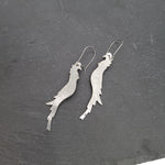 Cockatoo Pewter Earrings