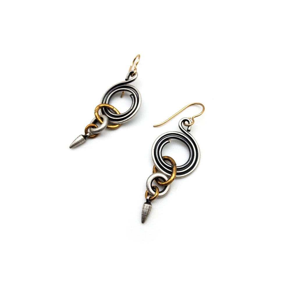 Spiral Drop Earrings