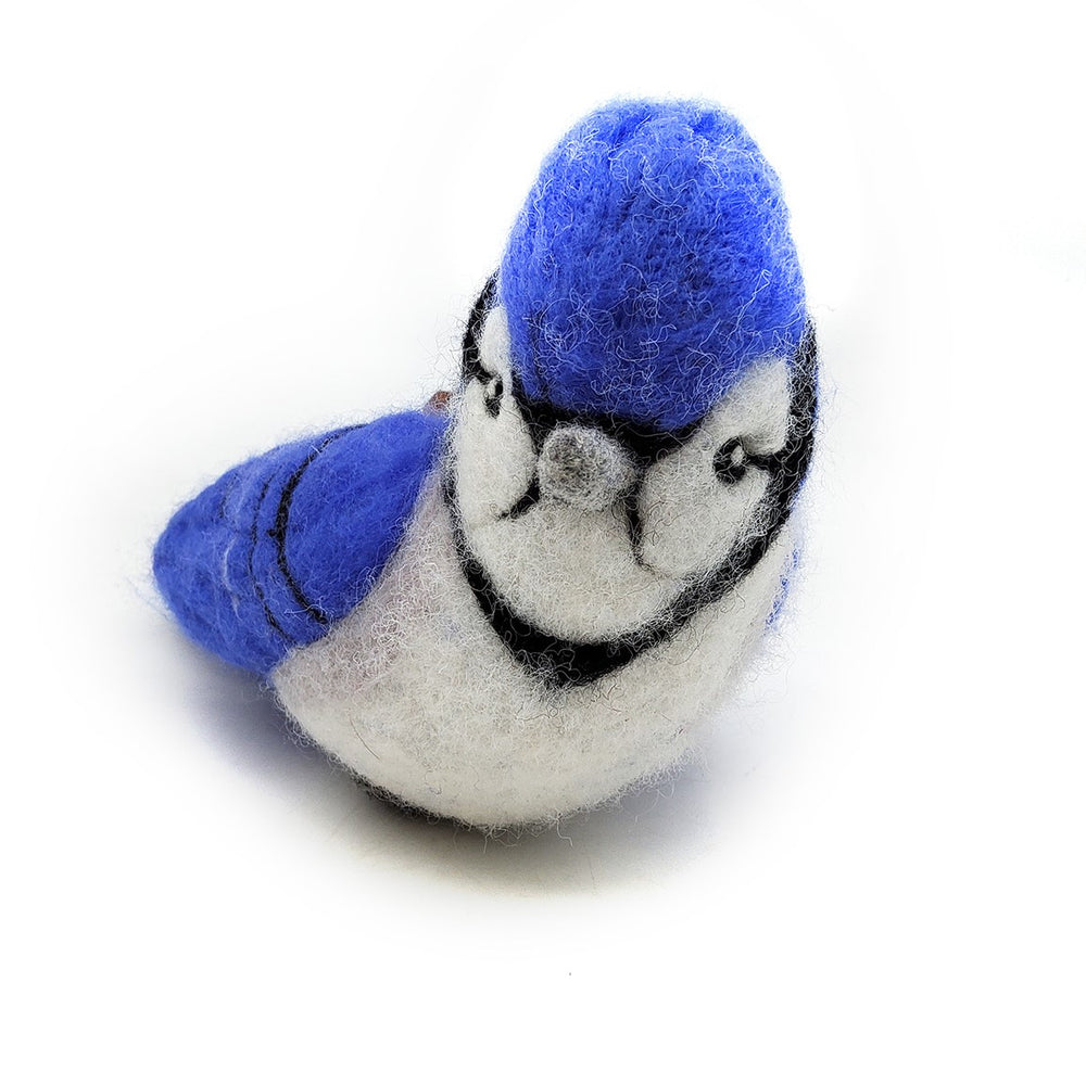 Felted Blue Jay