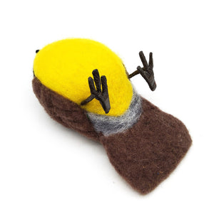 Felted Common Yellowthroat