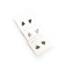 Gold Dipped Fan Earrings