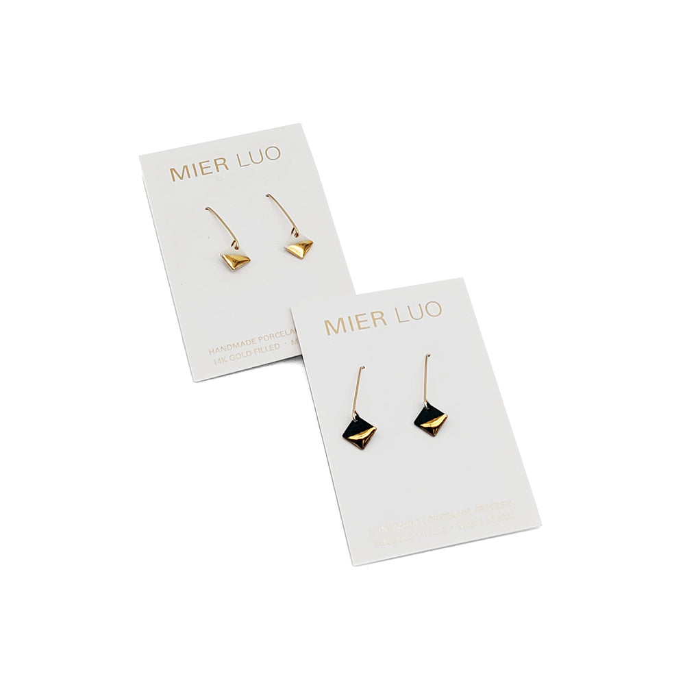 Gold Dipped Square Dangles