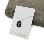 Gaurdian Shield Necklace Black