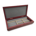 Purpleheart & Quilted Maple Valet Box