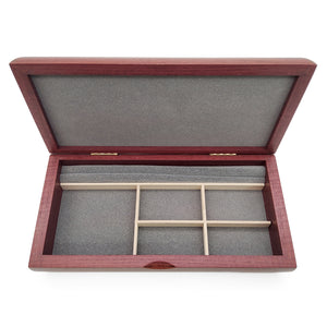Purpleheart & Quilted Maple Valet Box
