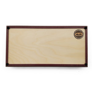 Purpleheart & Quilted Maple Valet Box