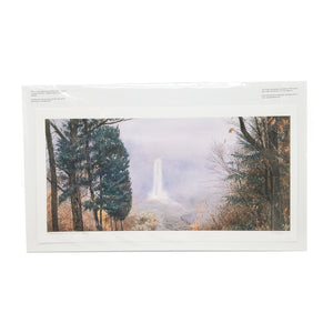 "Taughannock Mist" Matted Print