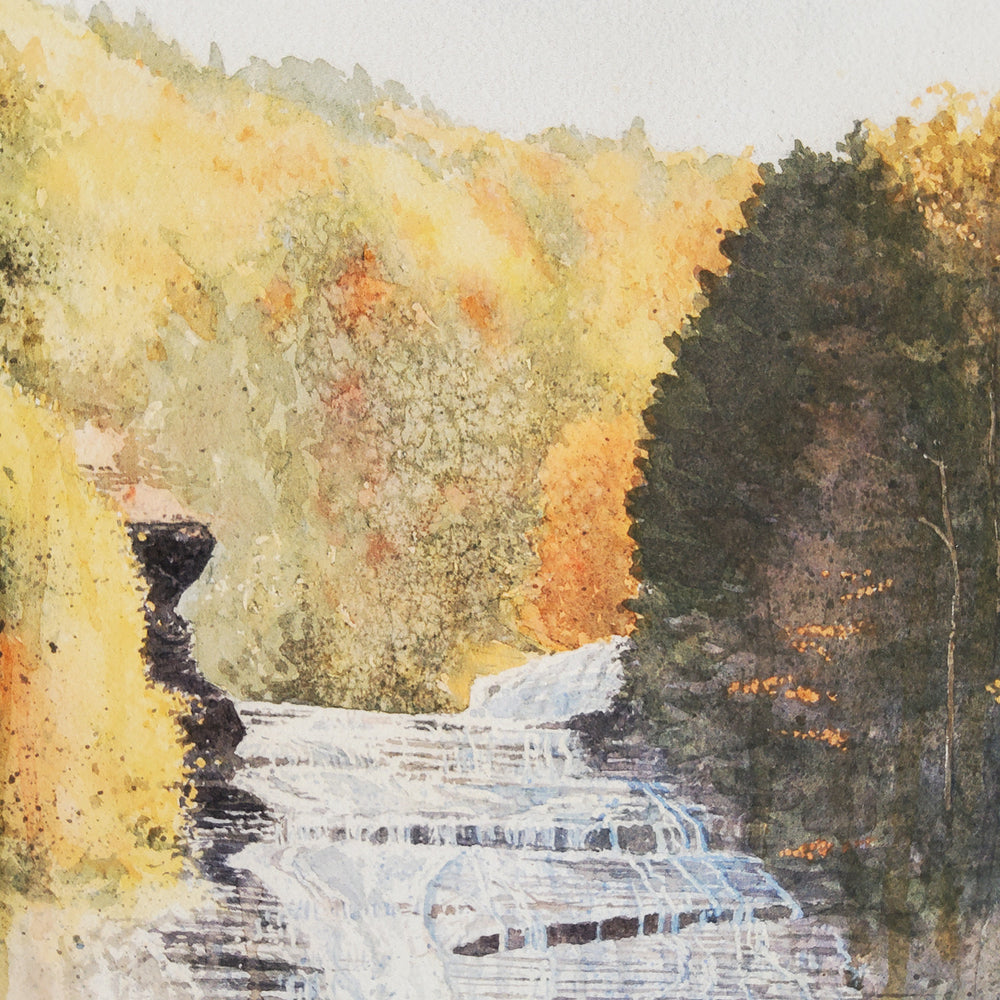 "Water Falls #3: Buttermilk" Print
