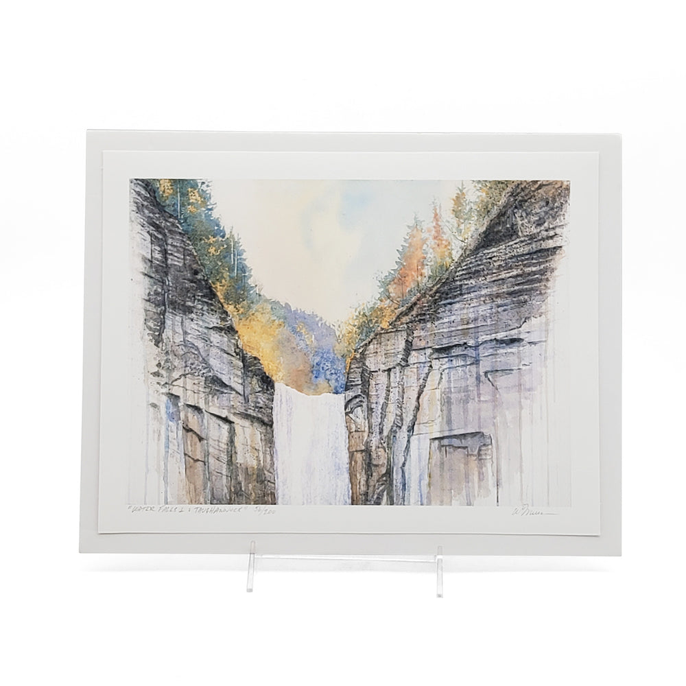 "Water Falls 1: Taughannock" Print