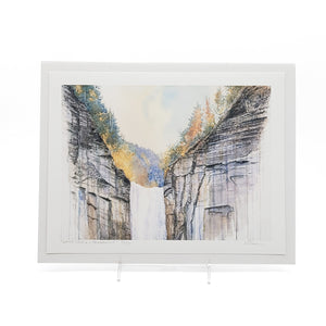 "Water Falls 1: Taughannock" Print