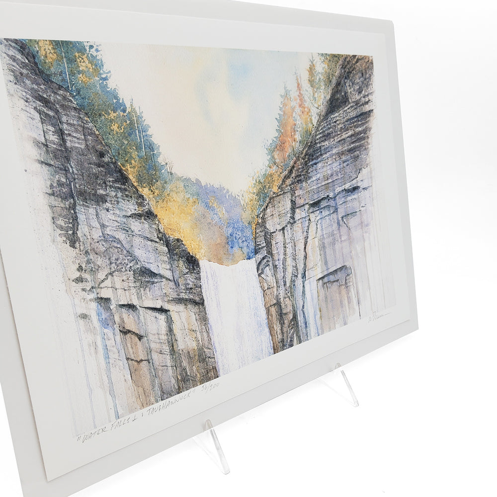 "Water Falls 1: Taughannock" Print