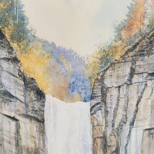 "Water Falls 1: Taughannock" Print