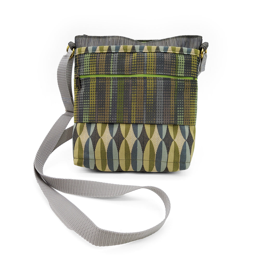 Green and Blue Tapestry Bag
